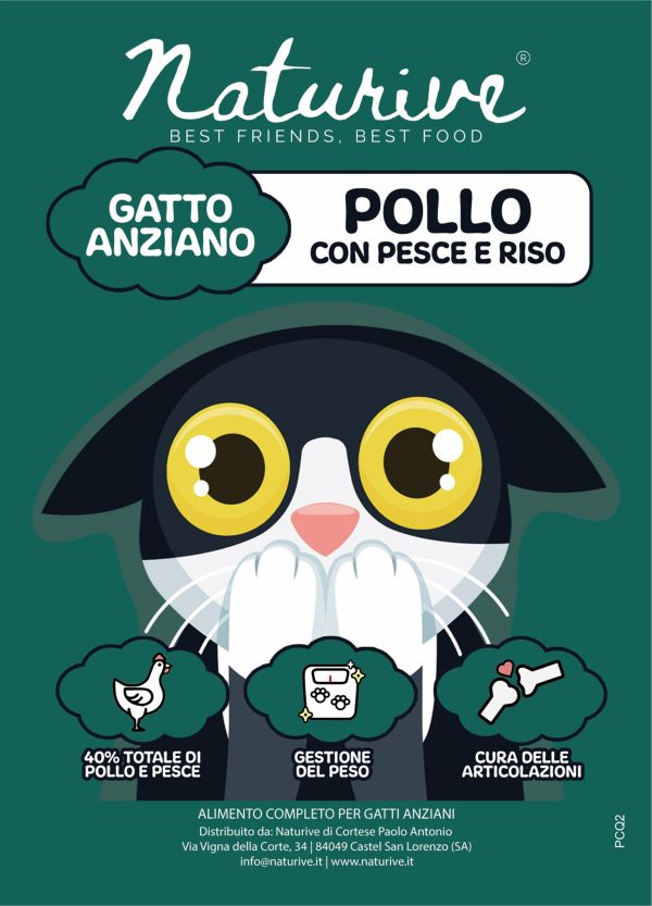 Pollo con pesce e riso - ricetta gatto senior