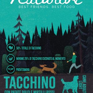 Tacchino con patate dolci e mirtilli rossi