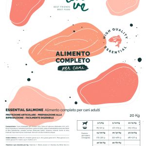 Essential Salmone - cane adulto taglia media