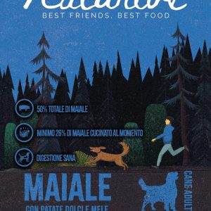 Maiale con patate dolci e mele