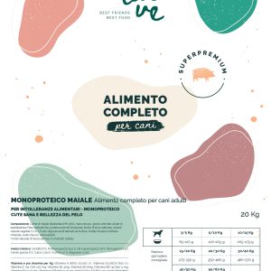 Monoproteico Maiale Adult - Alimento completo per cani adulti