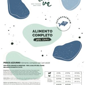 Pesce azzurro - cane adulto taglia media