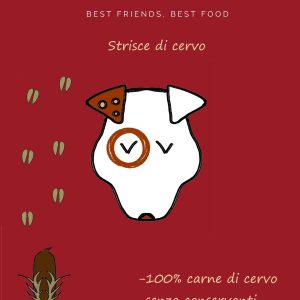 Strisce di carne di cervo 100 gr